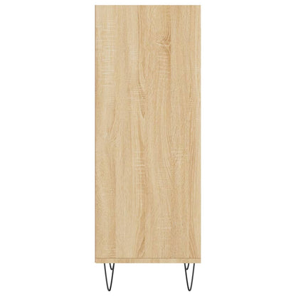 vidaXL Sideboard Sonoma Oak 34.5x32.5x90 cm Engineered Wood
