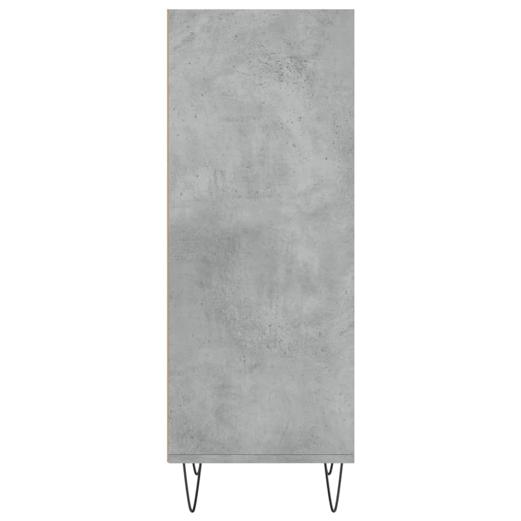 vidaXL Sideboard Concrete Grey 34.5x32.5x90 cm Engineered Wood