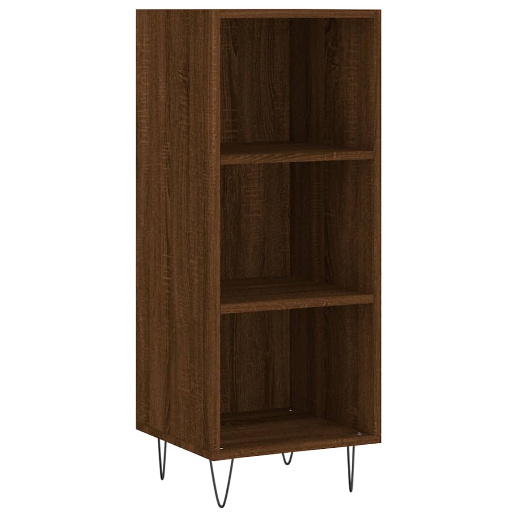 vidaXL Sideboard Brown Oak 34.5x32.5x90 cm Engineered Wood