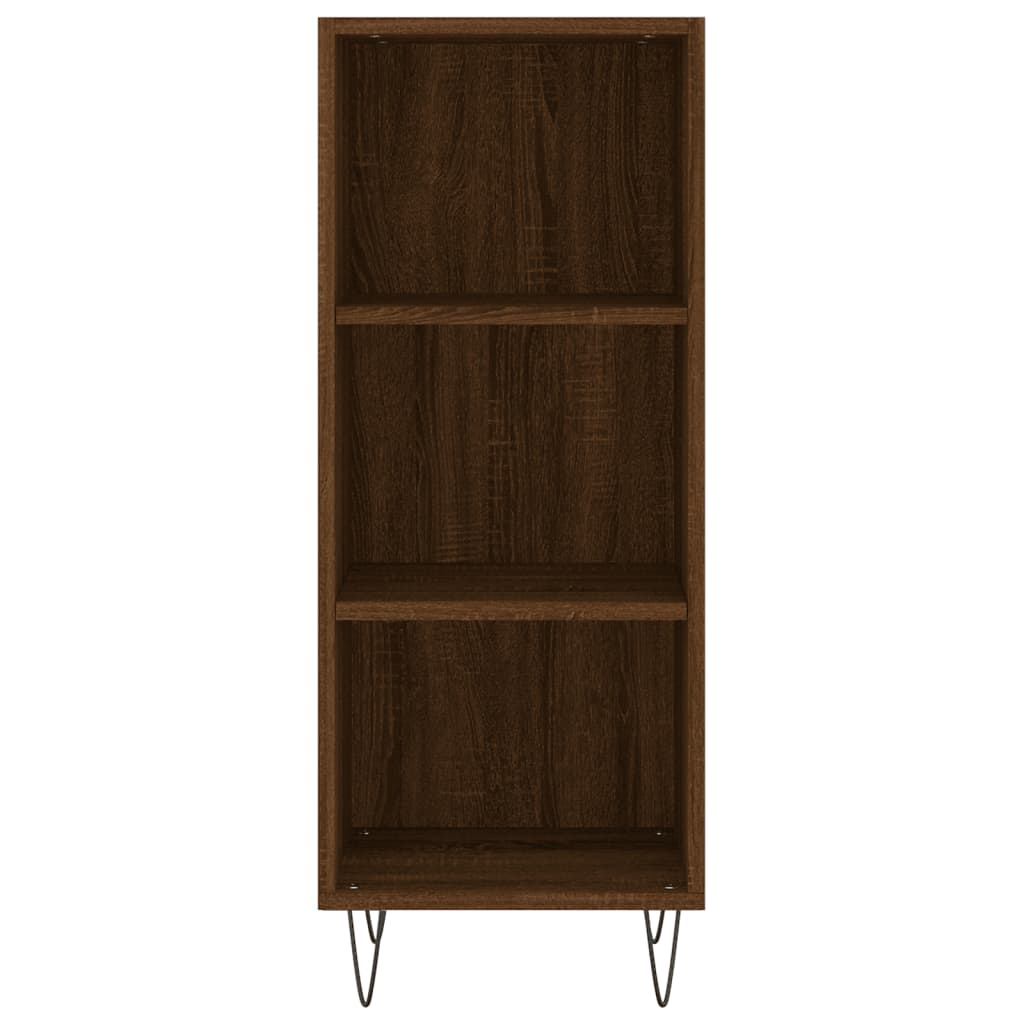 vidaXL Sideboard Brown Oak 34.5x32.5x90 cm Engineered Wood