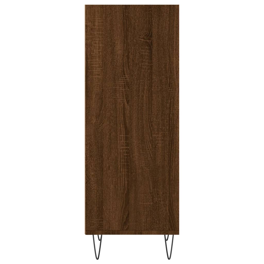 vidaXL Sideboard Brown Oak 34.5x32.5x90 cm Engineered Wood