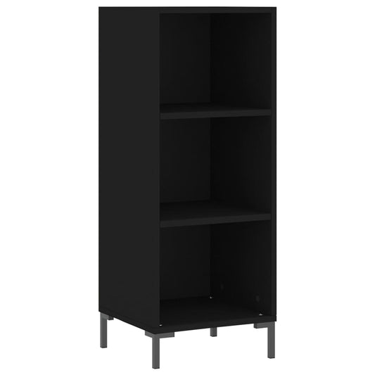 vidaXL Sideboard Black 34.5x32.5x90 cm Engineered Wood