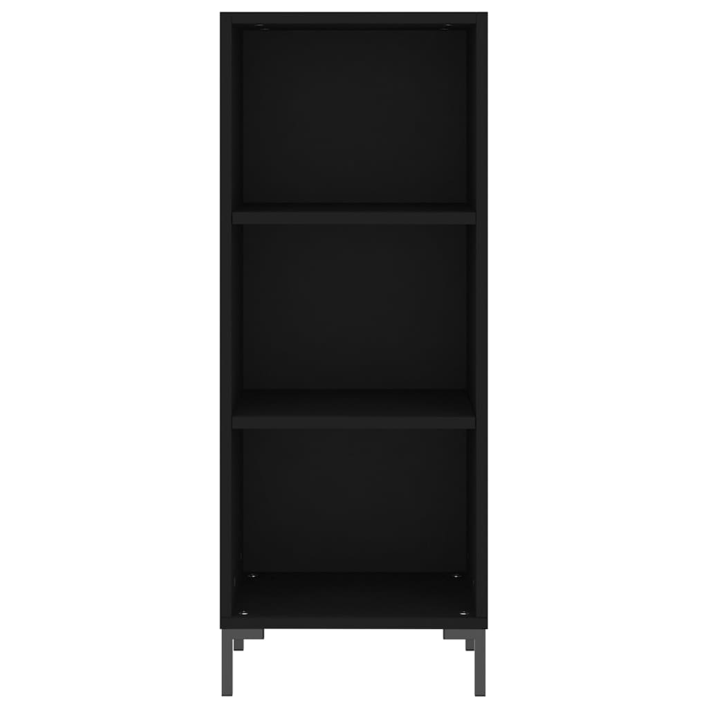 vidaXL Sideboard Black 34.5x32.5x90 cm Engineered Wood