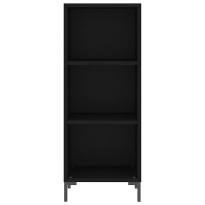 vidaXL Sideboard Black 34.5x32.5x90 cm Engineered Wood