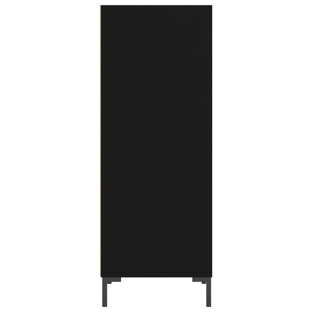 vidaXL Sideboard Black 34.5x32.5x90 cm Engineered Wood