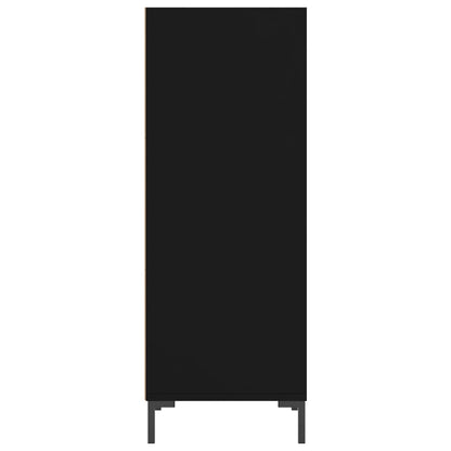 vidaXL Sideboard Black 34.5x32.5x90 cm Engineered Wood