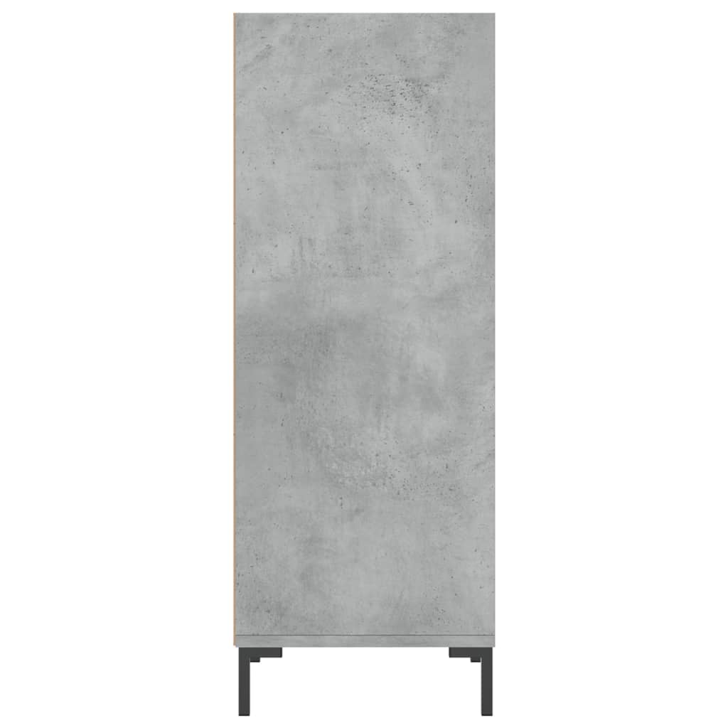 vidaXL Sideboard Concrete Grey 34.5x32.5x90 cm Engineered Wood