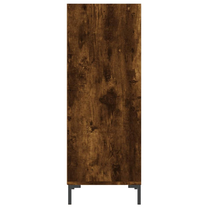 vidaXL Sideboard Smoked Oak 34.5x32.5x90 cm Engineered Wood