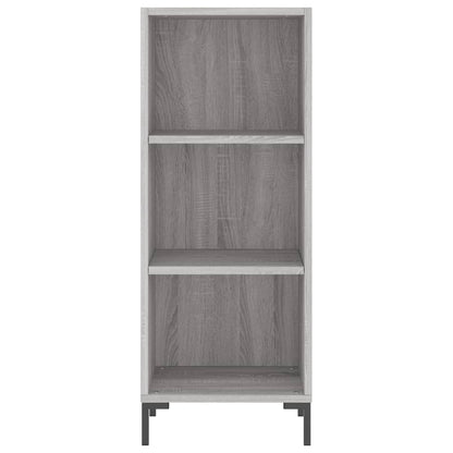vidaXL Sideboard Grey Sonoma 34.5x32.5x90 cm Engineered Wood