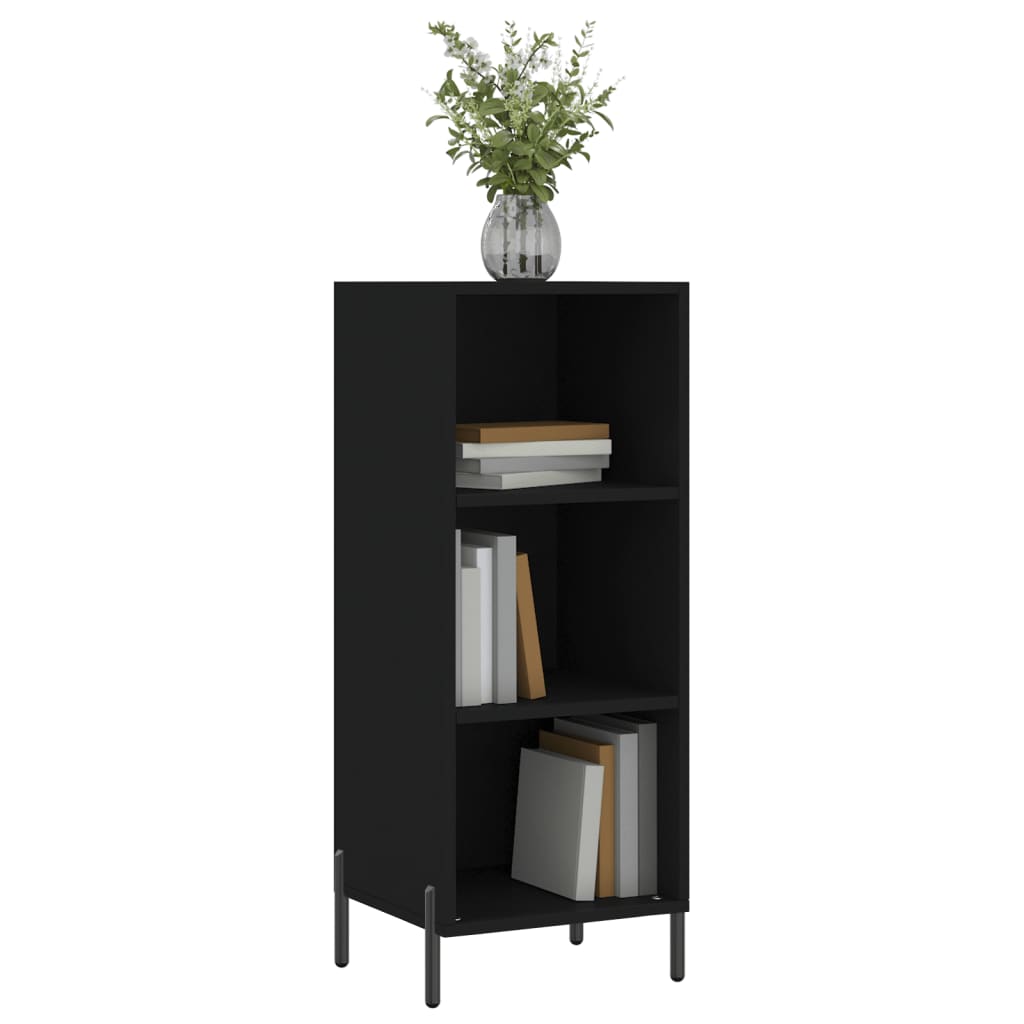 vidaXL Sideboard Black 34.5x32.5x90 cm Engineered Wood