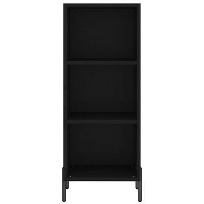 vidaXL Sideboard Black 34.5x32.5x90 cm Engineered Wood