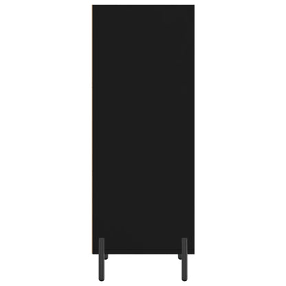 vidaXL Sideboard Black 34.5x32.5x90 cm Engineered Wood