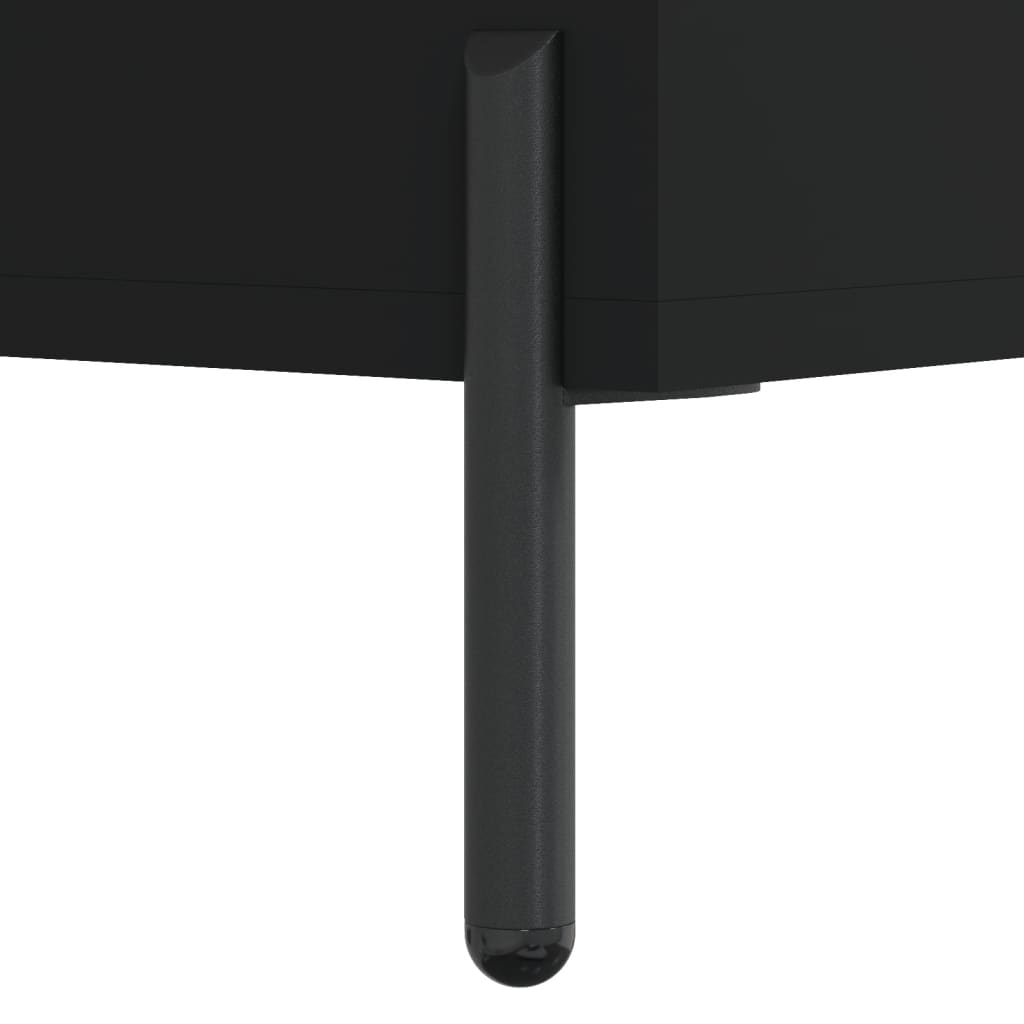 vidaXL Sideboard Black 34.5x32.5x90 cm Engineered Wood