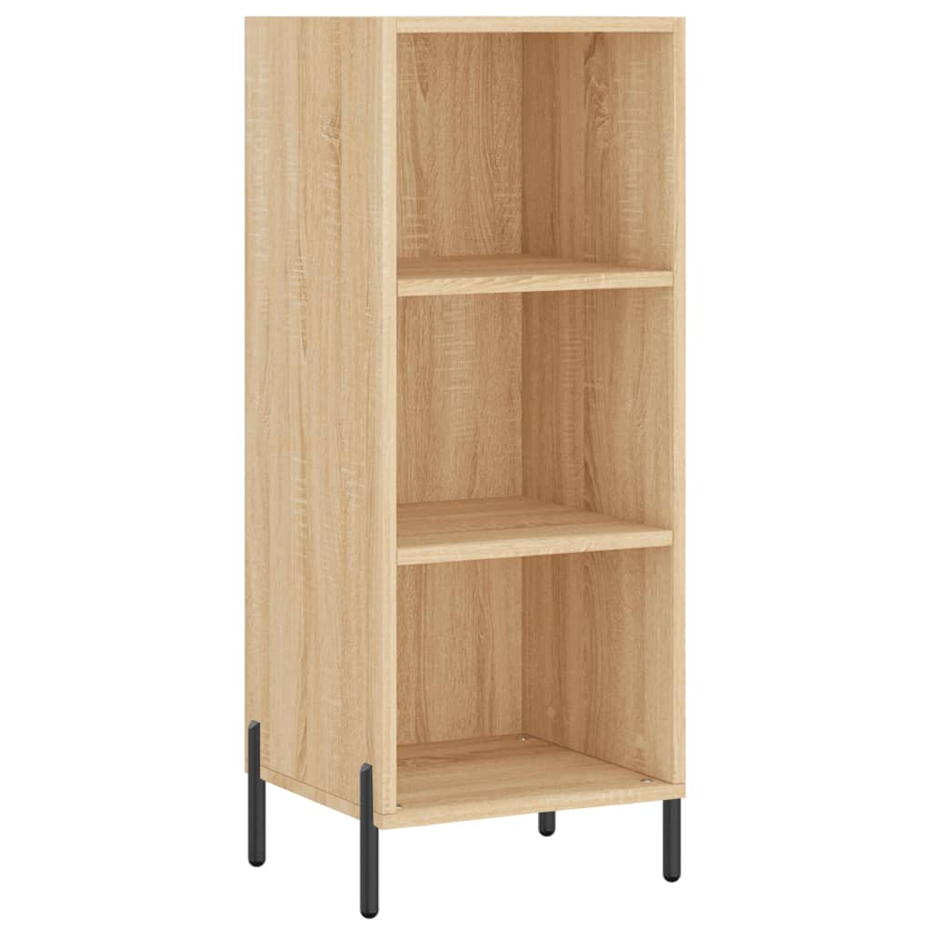 vidaXL Sideboard Sonoma Oak 34.5x32.5x90 cm Engineered Wood