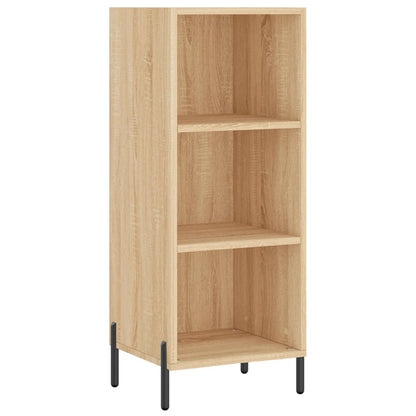 vidaXL Sideboard Sonoma Oak 34.5x32.5x90 cm Engineered Wood