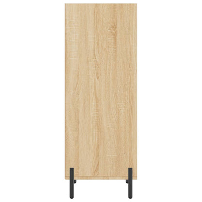 vidaXL Sideboard Sonoma Oak 34.5x32.5x90 cm Engineered Wood