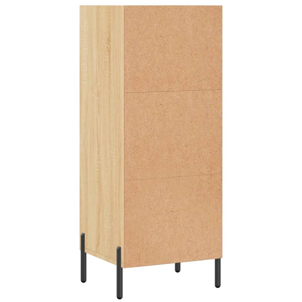 vidaXL Sideboard Sonoma Oak 34.5x32.5x90 cm Engineered Wood