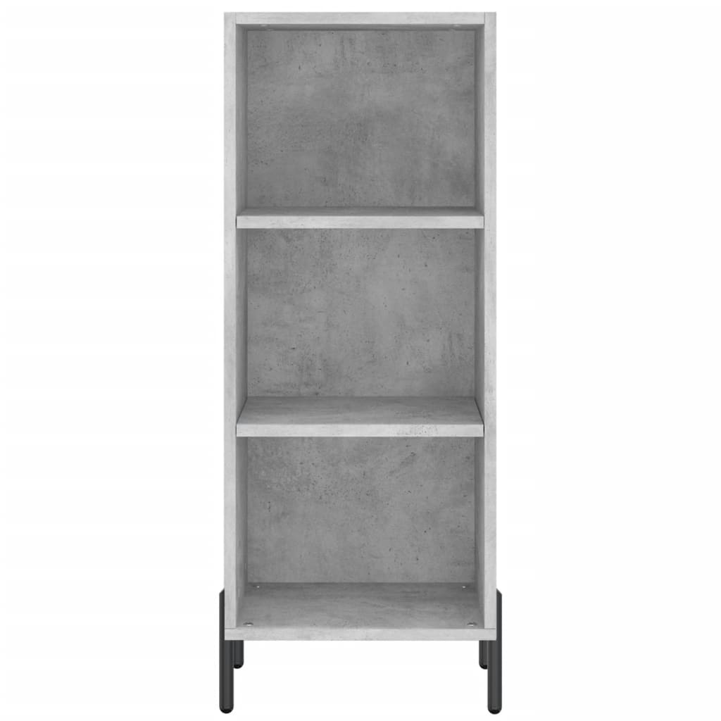 vidaXL Sideboard Concrete Grey 34.5x32.5x90 cm Engineered Wood