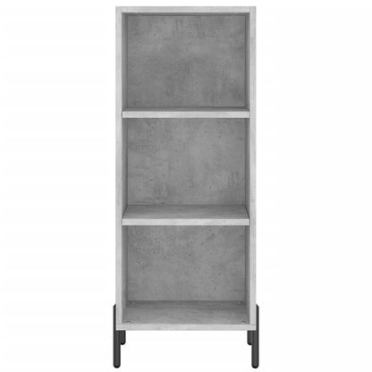 vidaXL Sideboard Concrete Grey 34.5x32.5x90 cm Engineered Wood