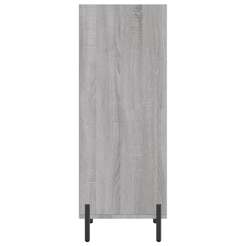 vidaXL Sideboard Grey Sonoma 34.5x32.5x90 cm Engineered Wood