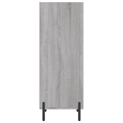 vidaXL Sideboard Grey Sonoma 34.5x32.5x90 cm Engineered Wood