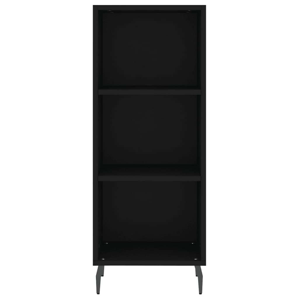 vidaXL Sideboard Black 34.5x32.5x90 cm Engineered Wood