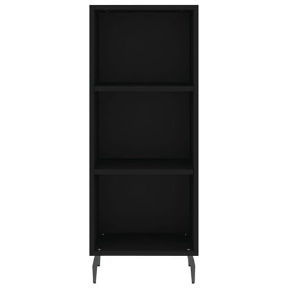 vidaXL Sideboard Black 34.5x32.5x90 cm Engineered Wood