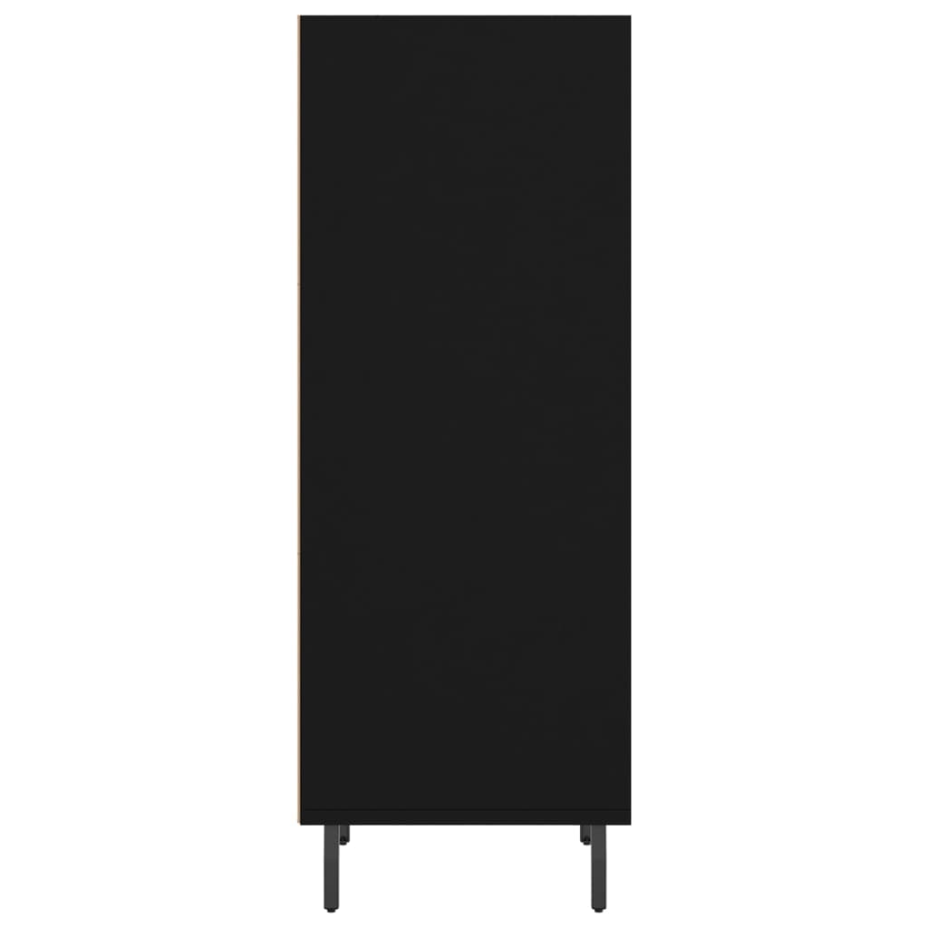 vidaXL Sideboard Black 34.5x32.5x90 cm Engineered Wood