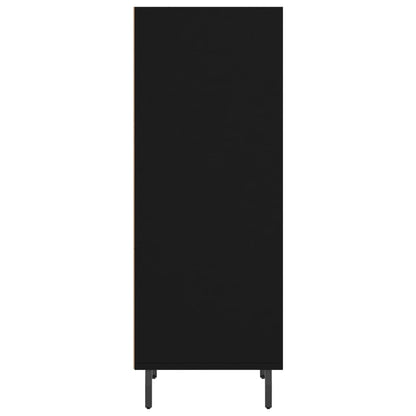 vidaXL Sideboard Black 34.5x32.5x90 cm Engineered Wood