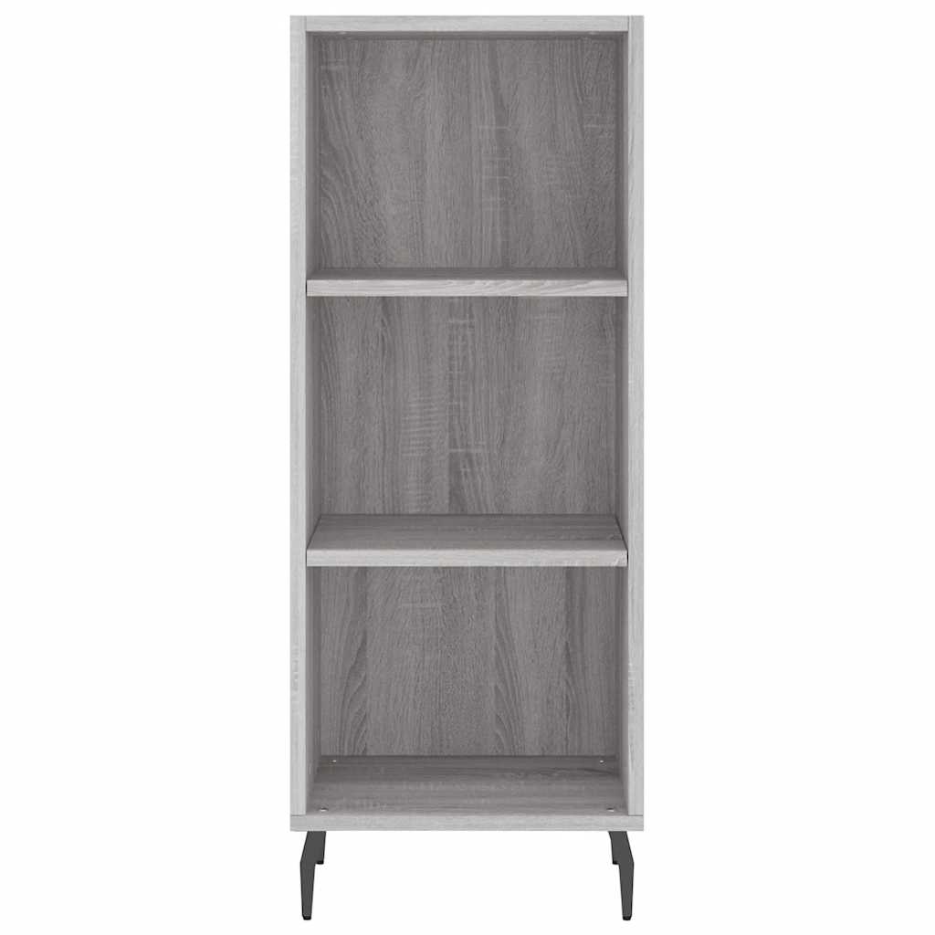 vidaXL Sideboard Grey Sonoma 34.5x32.5x90 cm Engineered Wood
