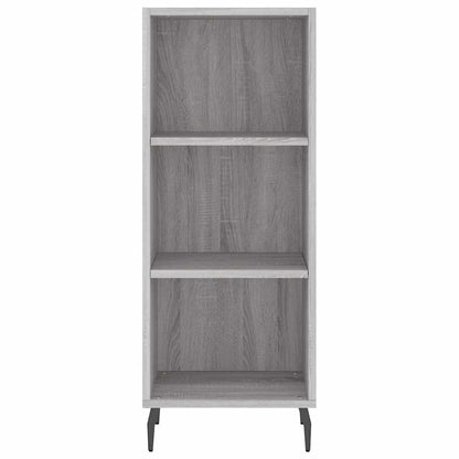 vidaXL Sideboard Grey Sonoma 34.5x32.5x90 cm Engineered Wood