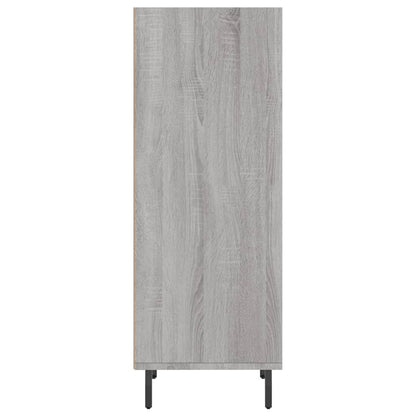 vidaXL Sideboard Grey Sonoma 34.5x32.5x90 cm Engineered Wood