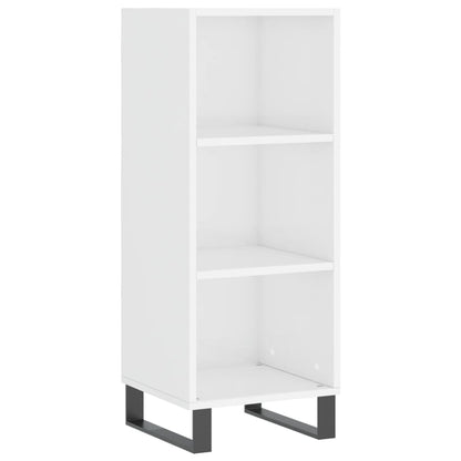 vidaXL Sideboard High Gloss White 34.5x32.5x90 cm Engineered Wood