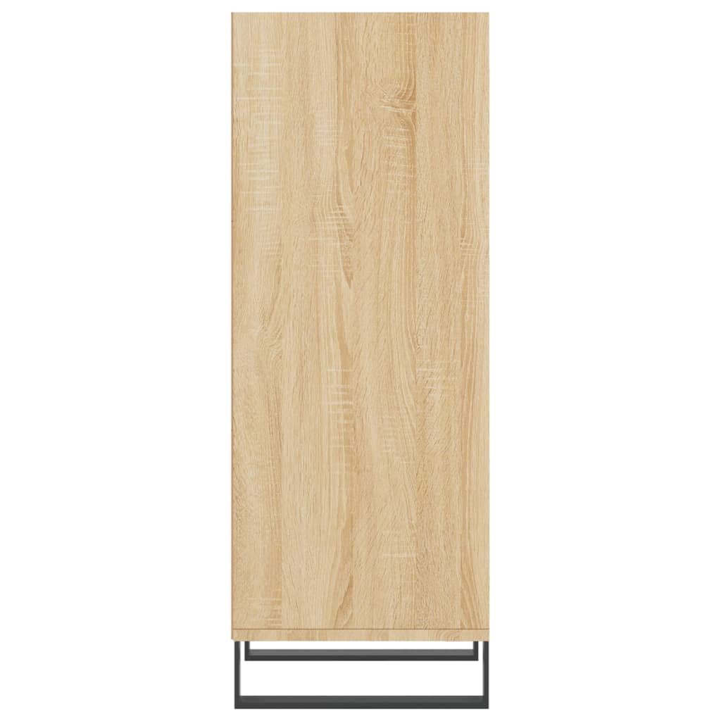vidaXL Sideboard Sonoma Oak 34.5x32.5x90 cm Engineered Wood