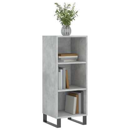 vidaXL Sideboard Concrete Grey 34.5x32.5x90 cm Engineered Wood