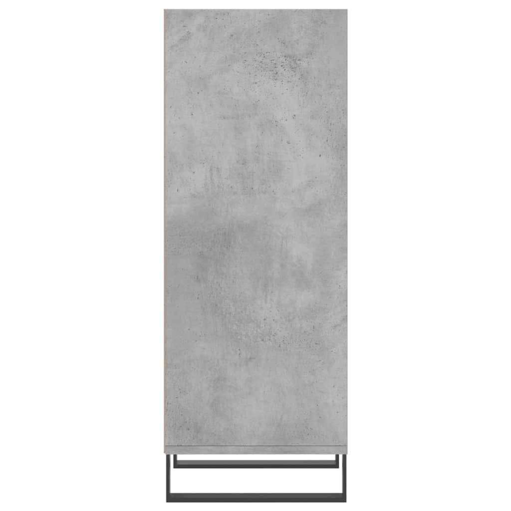 vidaXL Sideboard Concrete Grey 34.5x32.5x90 cm Engineered Wood