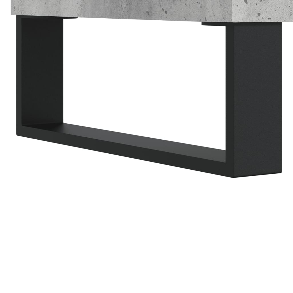 vidaXL Sideboard Concrete Grey 34.5x32.5x90 cm Engineered Wood