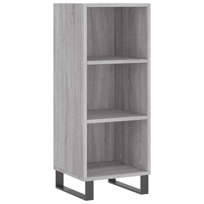 vidaXL Sideboard Grey Sonoma 34,5x32,5x90 cm Engineered Wood