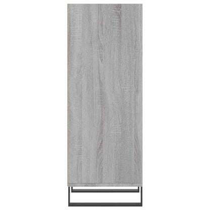 vidaXL Sideboard Grey Sonoma 34,5x32,5x90 cm Engineered Wood