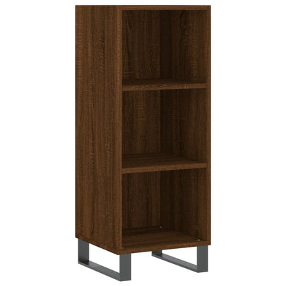 vidaXL Sideboard Brown Oak 34.5x32.5x90 cm Engineered Wood