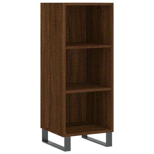 vidaXL Sideboard Brown Oak 34.5x32.5x90 cm Engineered Wood