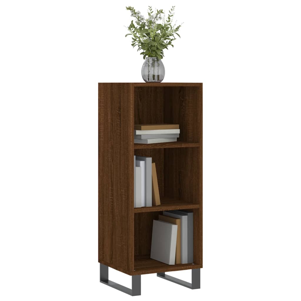 vidaXL Sideboard Brown Oak 34.5x32.5x90 cm Engineered Wood