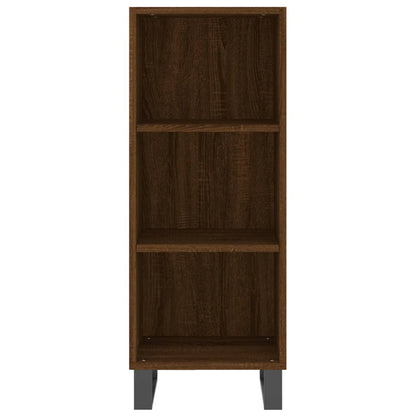 vidaXL Sideboard Brown Oak 34.5x32.5x90 cm Engineered Wood