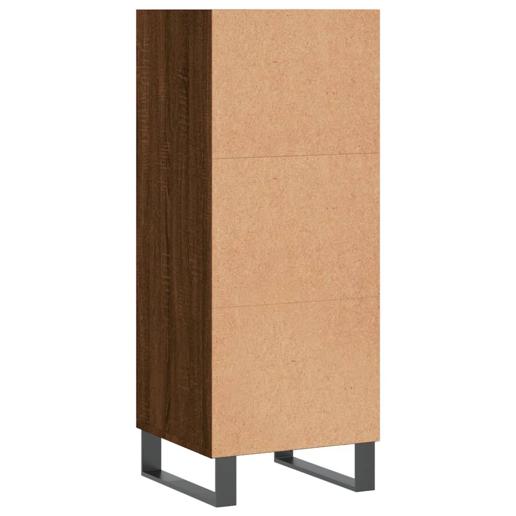 vidaXL Sideboard Brown Oak 34.5x32.5x90 cm Engineered Wood