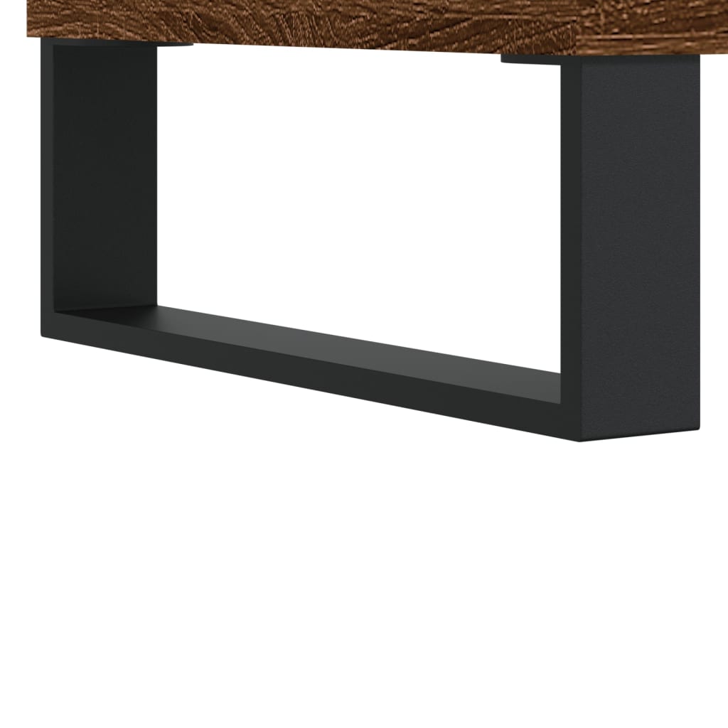 vidaXL Sideboard Brown Oak 34.5x32.5x90 cm Engineered Wood