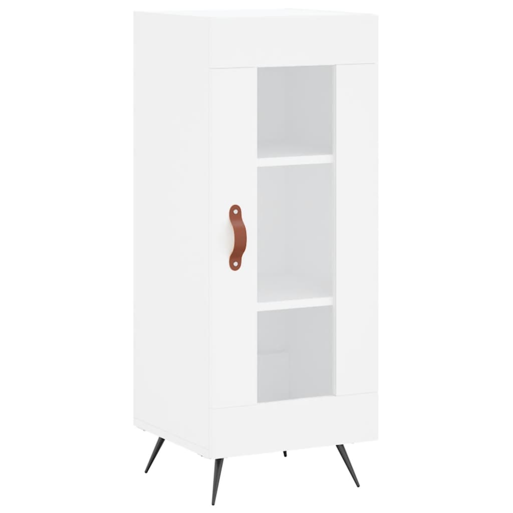 vidaXL Sideboard White 34,5x34x90 cm Engineered Wood
