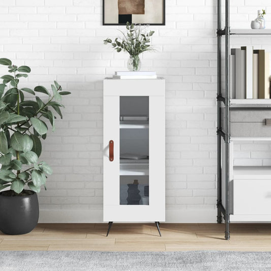 vidaXL Sideboard White 34,5x34x90 cm Engineered Wood
