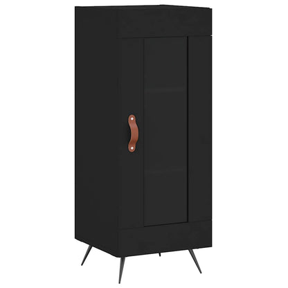 vidaXL Sideboard Black 34,5x34x90 cm Engineered Wood