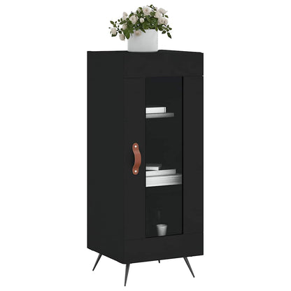 vidaXL Sideboard Black 34,5x34x90 cm Engineered Wood