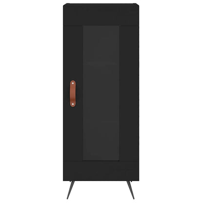 vidaXL Sideboard Black 34,5x34x90 cm Engineered Wood